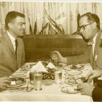 Mayor Marshall Gowland with Three Unidentified Men